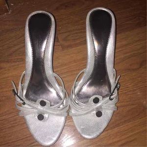 Silver heels